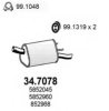 OPEL 5852735 End Silencer